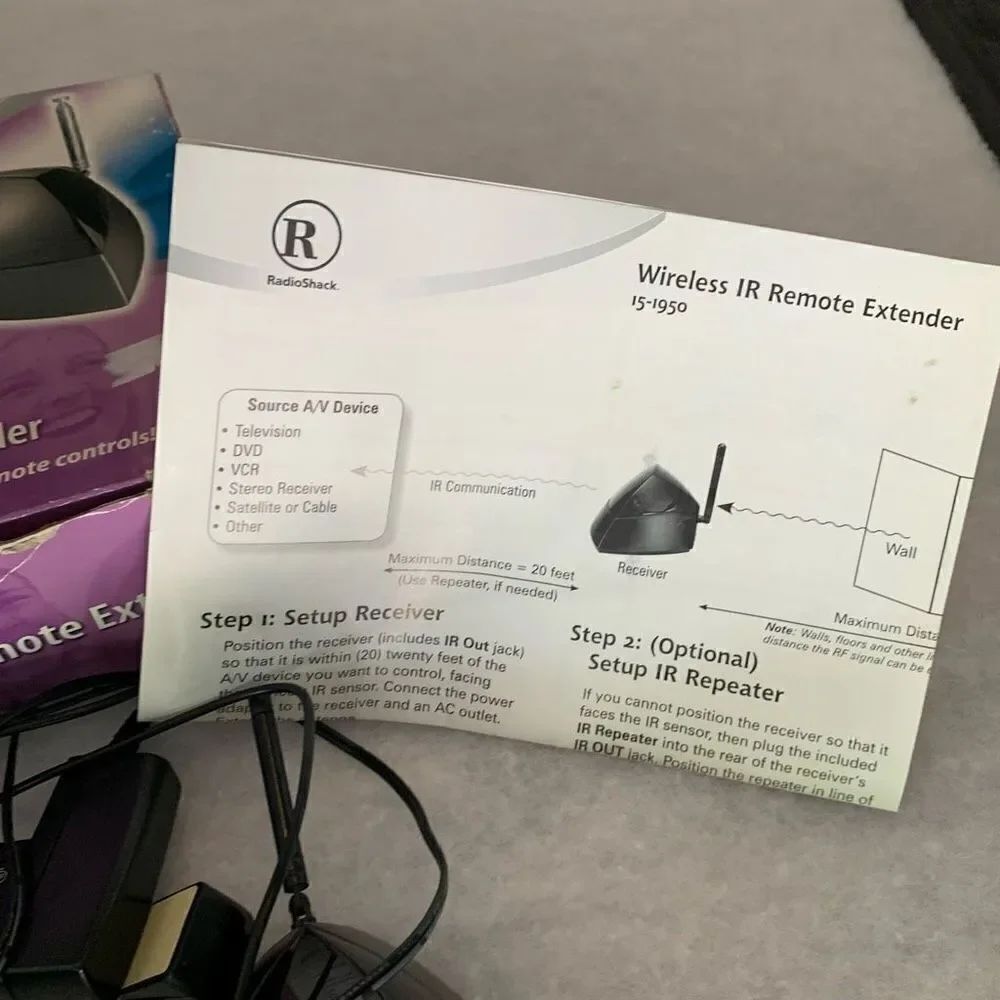 Radio Shack Wireless IR Remote Extender 15-1950 - Picture 4 of 4